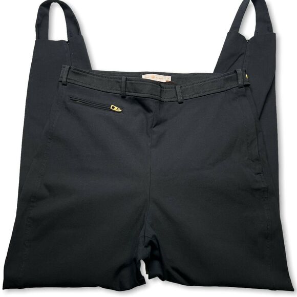 Tory Burch SIZE 12 High Rise Stretch Breech Black Equestrian Riding Pant - Picture 11 of 12